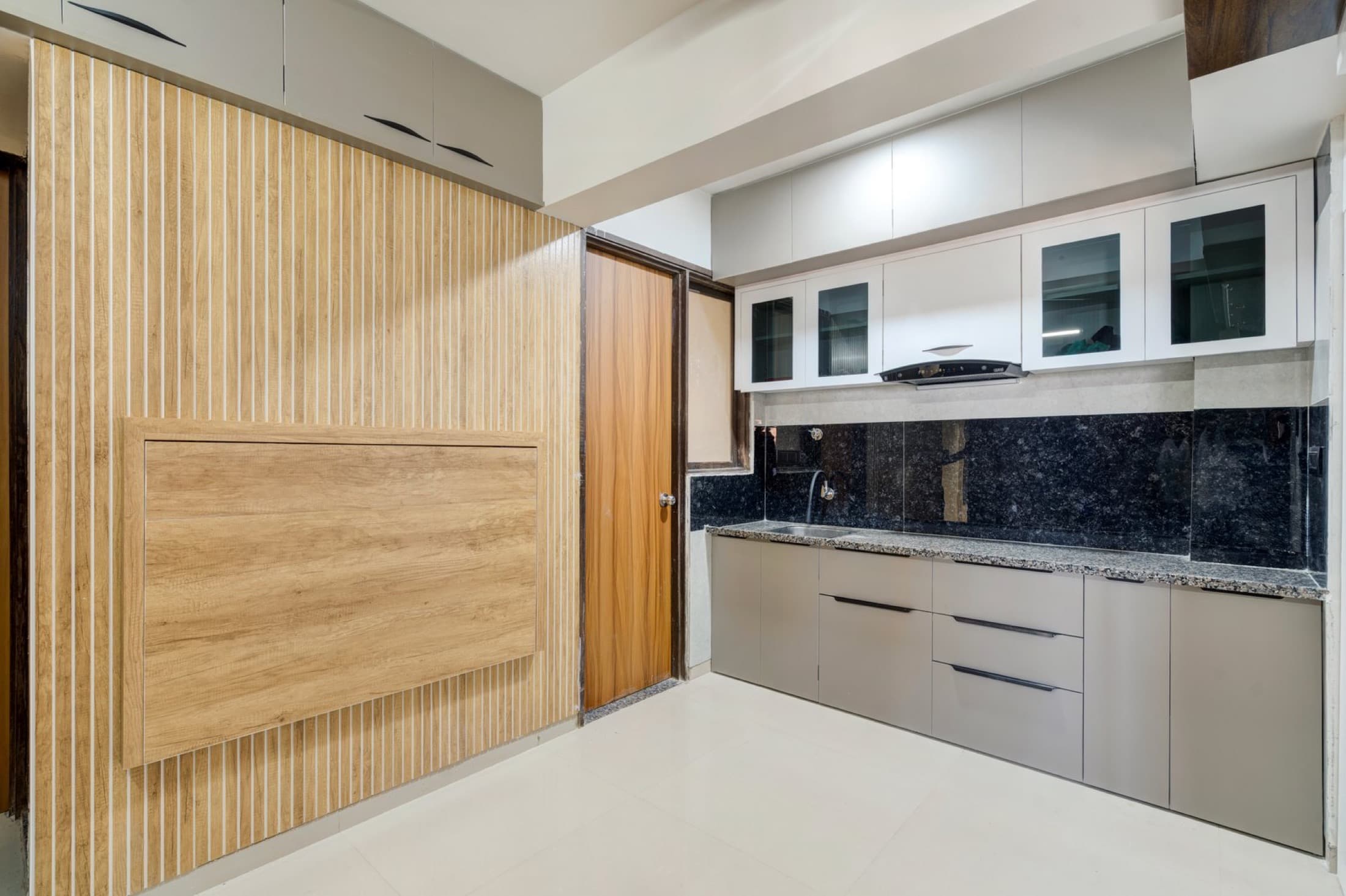 Custom modular kitchen by Aman Furniture