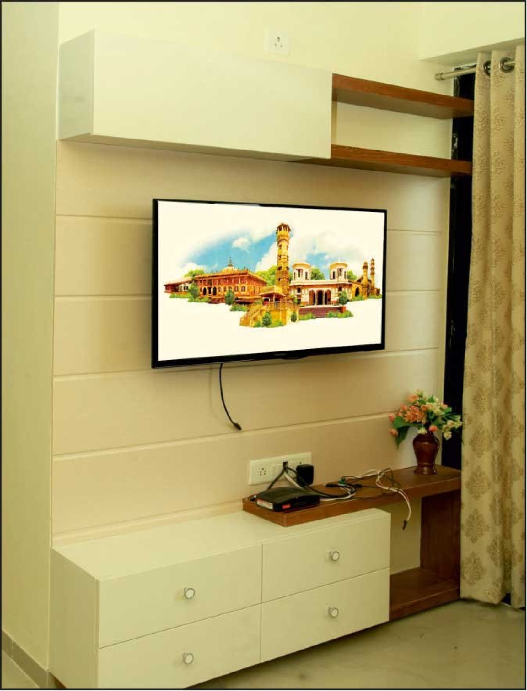 Custom TV cabinet by Aman Furniture